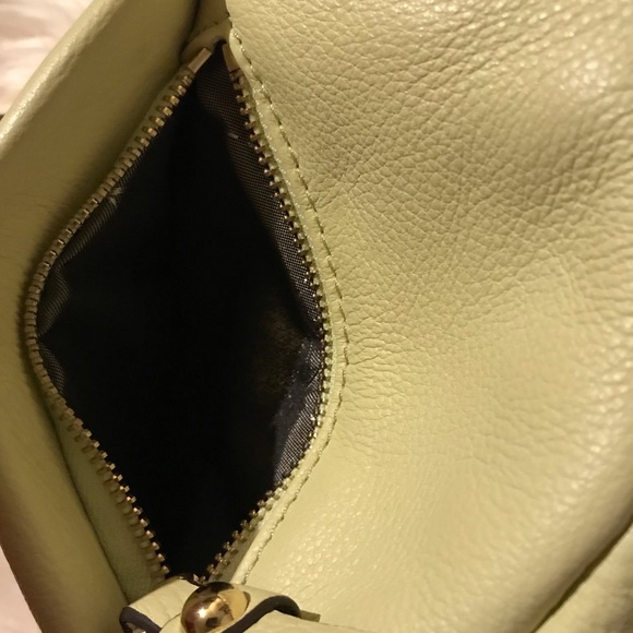 Vince Camuto Light Green Tassel Crossbody Bag - Picture 2 of 5